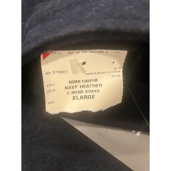 Michael Kors Black Wool Blend Coat Jacket Style MMK13029 Men's Size XL NWT - Picture 8 of 8